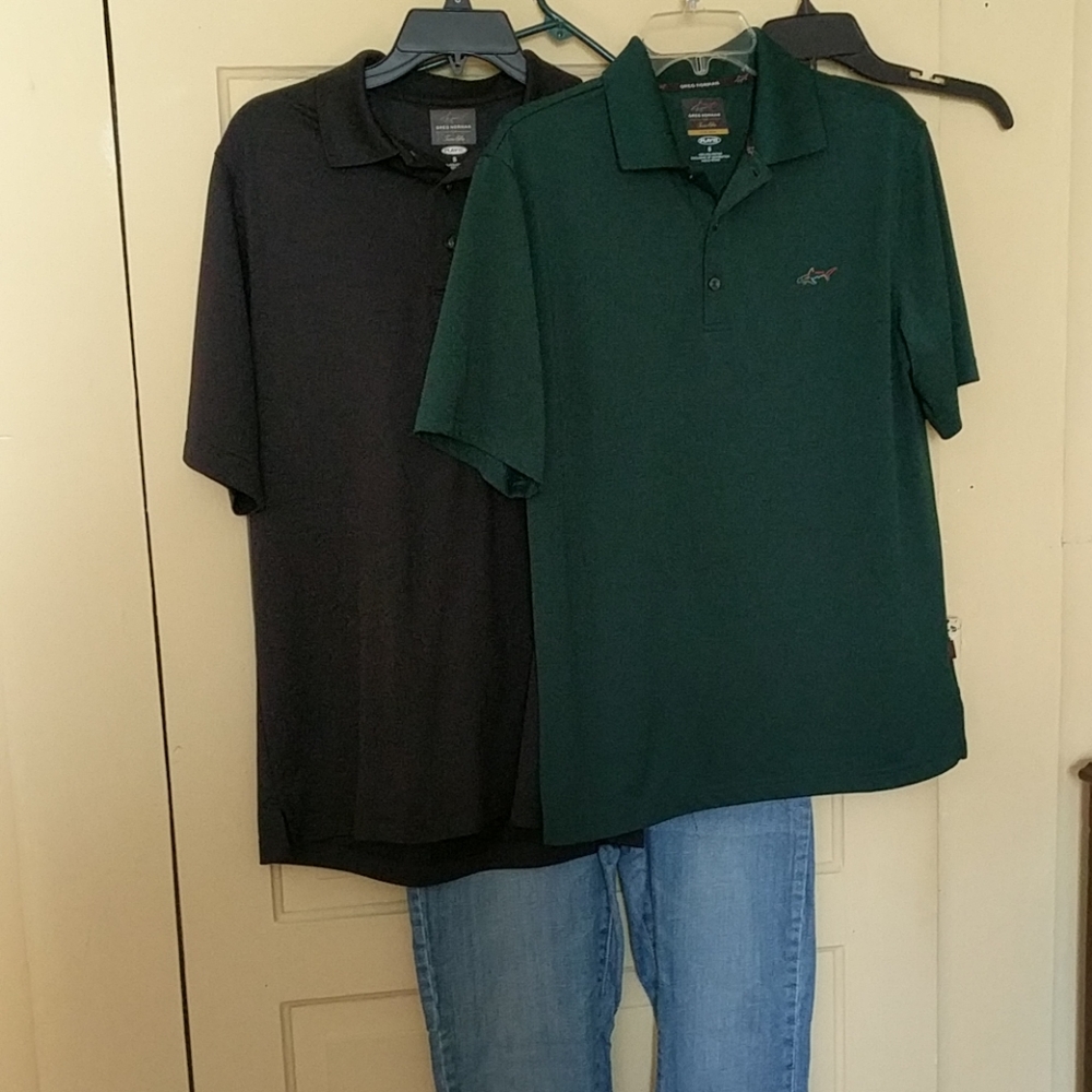 2 Greg Norman Golf shirts